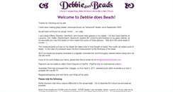 Desktop Screenshot of debbiedoesbeads.com